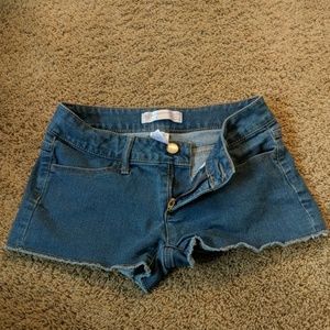 No Boundaries Blue Jean Shorts